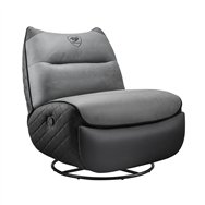 cougar overlord neo sofá de gaming asiento acolchado tapizado negro, gris