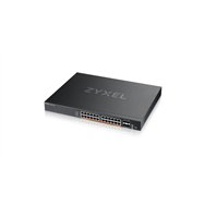 zyxel xmg2230-28hp gestionado l2/l3 2.5g ethernet (100/1000/2500) energía sobre ethernet (poe) 1u negro