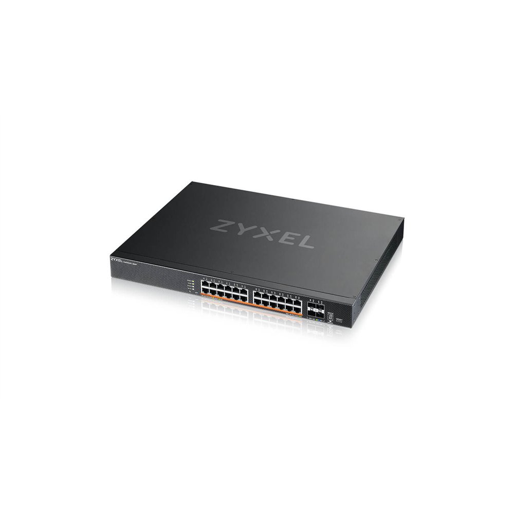 zyxel xmg2230-28hp gestionado l2/l3 2.5g ethernet (100/1000/2500) energía sobre ethernet (poe) 1u negro