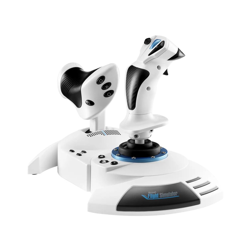thrustmaster t.flight hotas 5 microsoft flight simulator edition blanco usb simulador de vuelo digital pc, playstation 5, playst