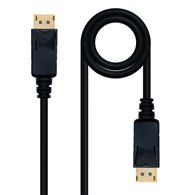 nanocable cable displayport 1.2, dp/m-dp/m, negro, 10 m