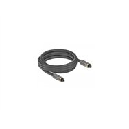 delock 86985 cable de audio 3 m toslink antracita