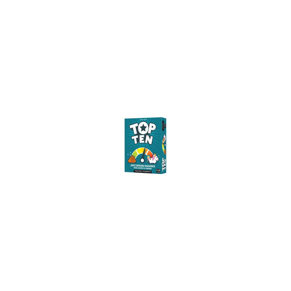 asmodee top ten juego de cartas lógico