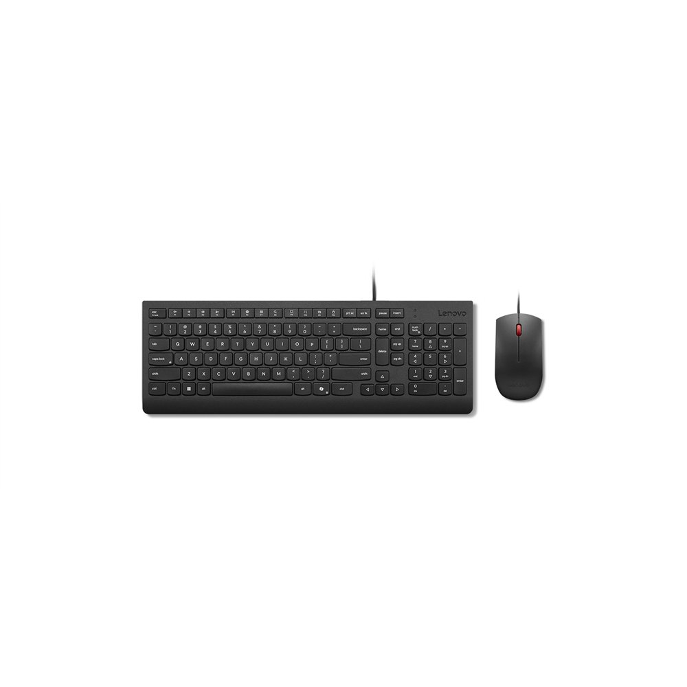 lenovo 4x31r64414 teclado ratón incluido universal usb alemán negro