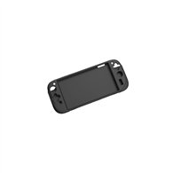 funda protectora dobe negra de silicona para nintendo switch 2 antideslizante