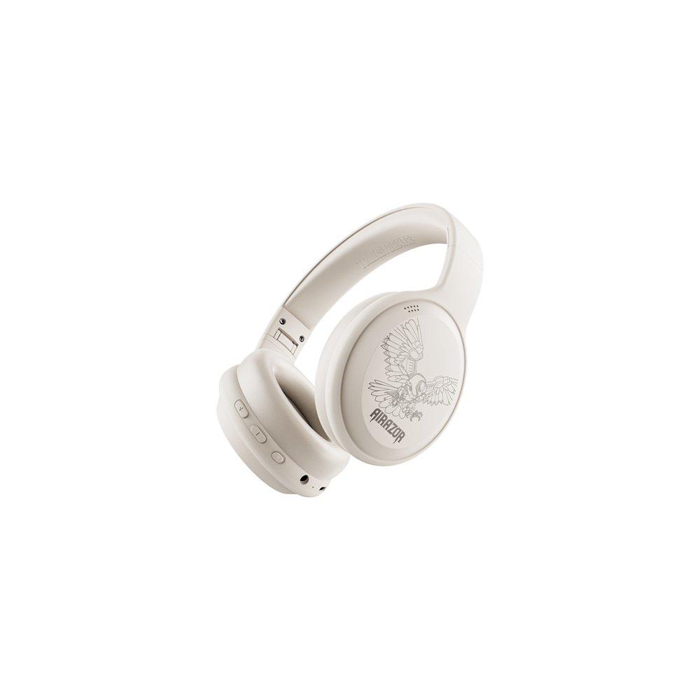 auriculares transformers tf-g06 bluetooth y jack 3.5 mm airazor beige de diadema