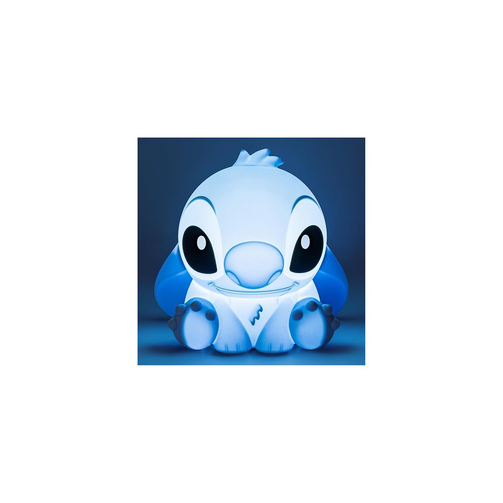 lámpara de silicona stitch recargable con luz nocturna y control táctil