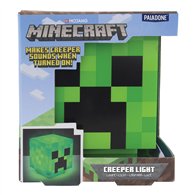 lámpara minecraft creeper light con sonidos oficiales