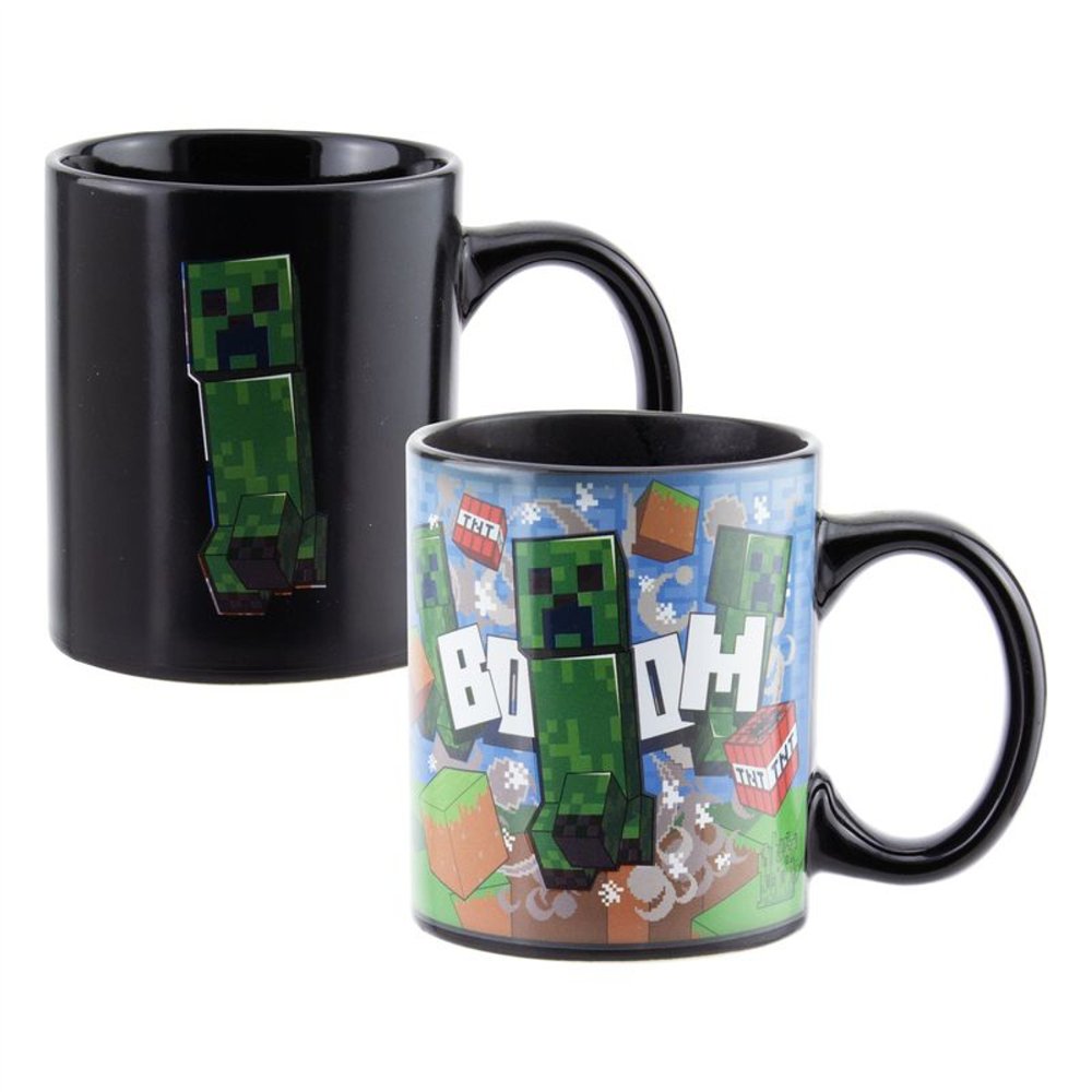 paladone minecraft creeper heat change mug tazón multicolor universal 1 pieza(s)