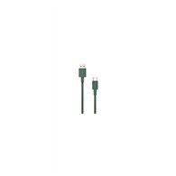 cable nubbeh borealis usb-a a usb-c 1,5 m 3a verde de silicona líquida