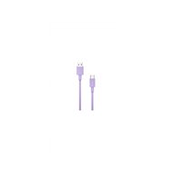 cable nubbeh borealis usb-a a usb-c 1,5 m 3a lila de silicona líquida
