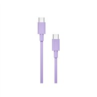 cable nubbeh borealis usb-c a usb-c 1,5 m 3a lila de silicona líquida