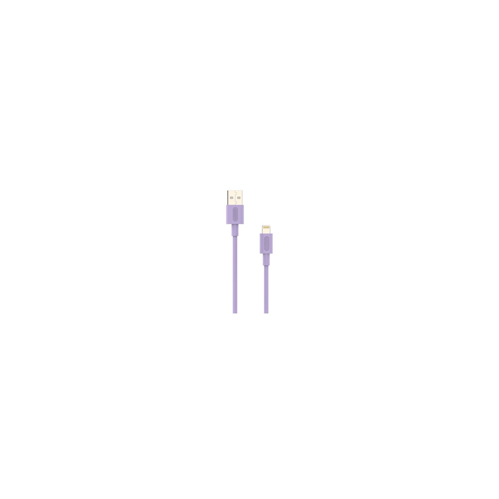 cable nubbeh elisium lightning a usb-a 1 m 2a lila tpe