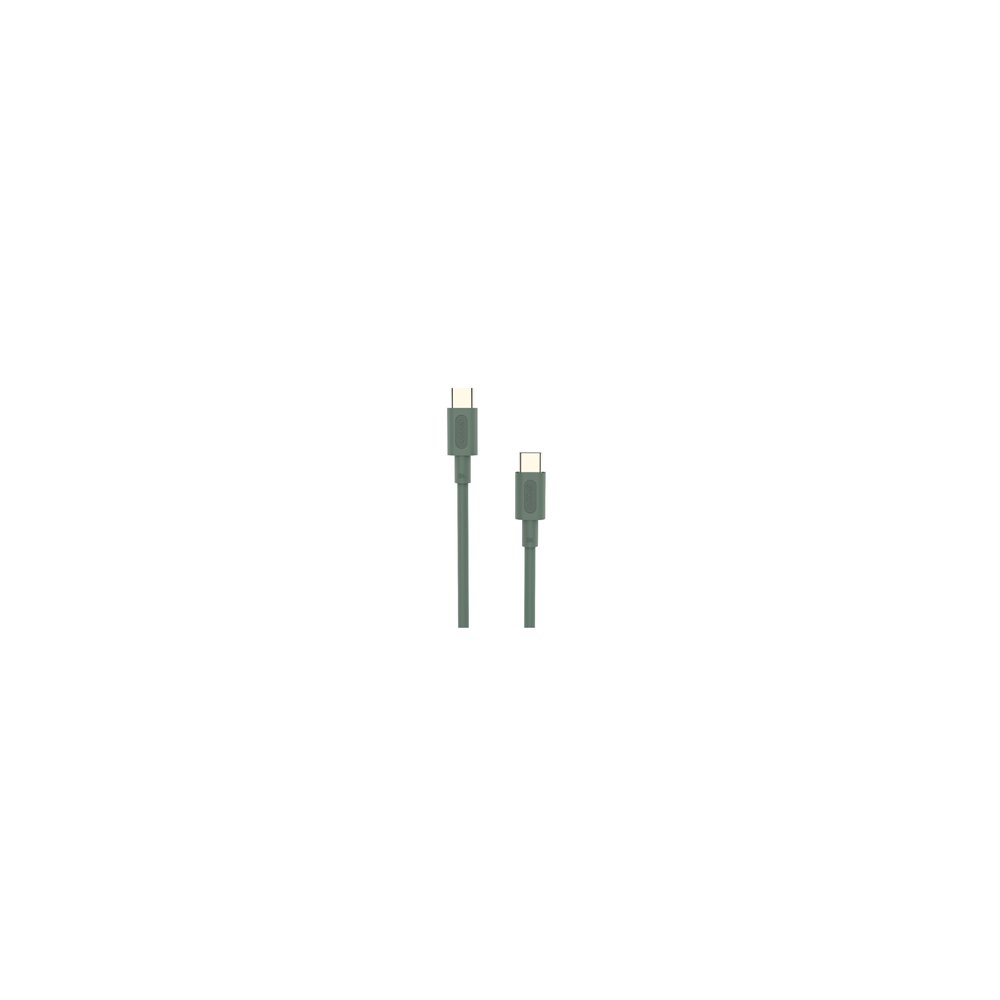 cable nubbeh elisium usb-c a usb-c 1 m 3a verde tpe