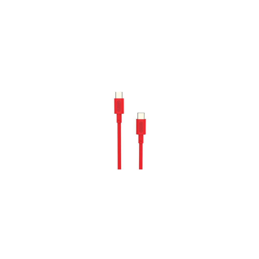 cable nubbeh elisium usb-c a usb-c 1 m 3a rojo tpe