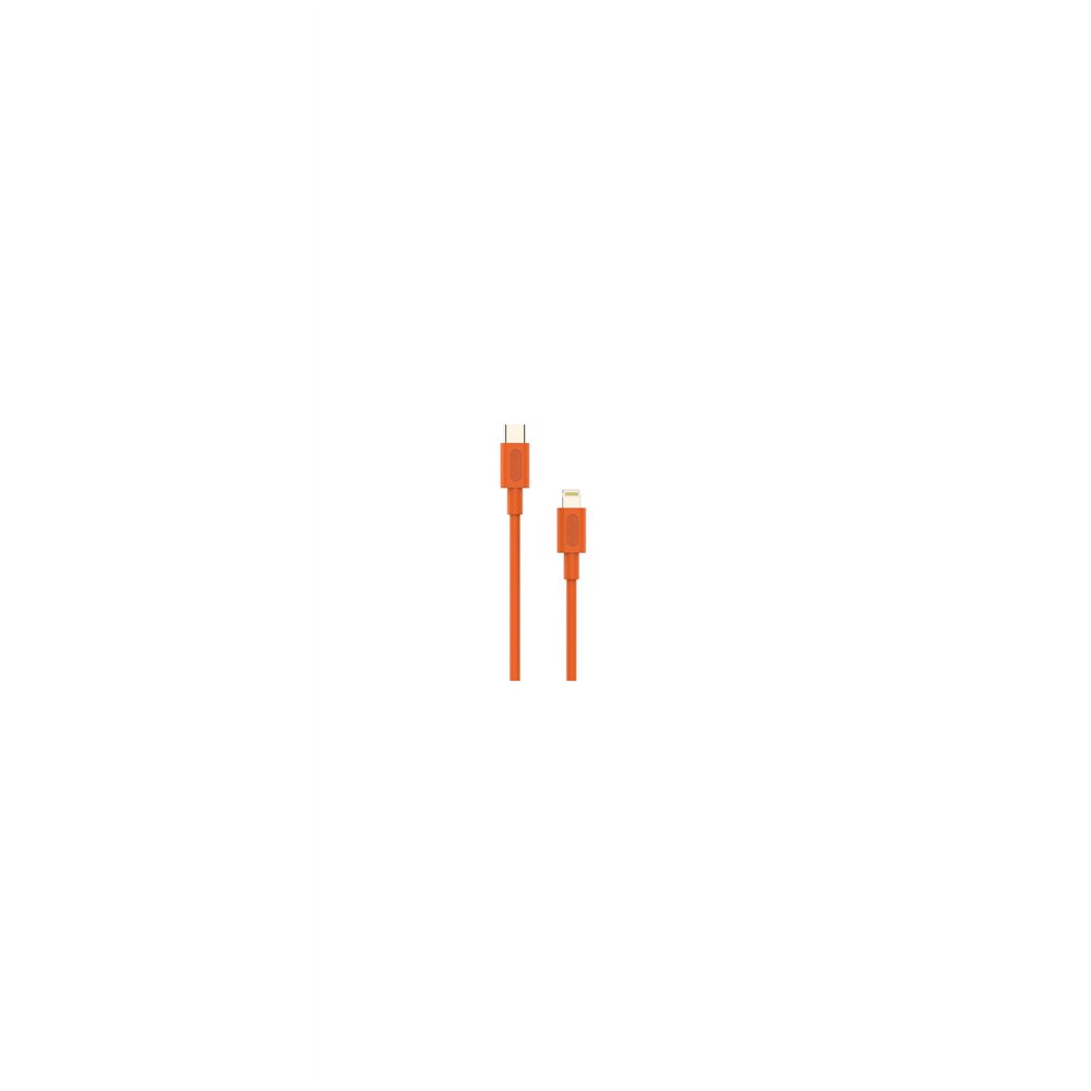 cable nubbeh elisium lightning a usb-c 1 m 2a naranja tpe