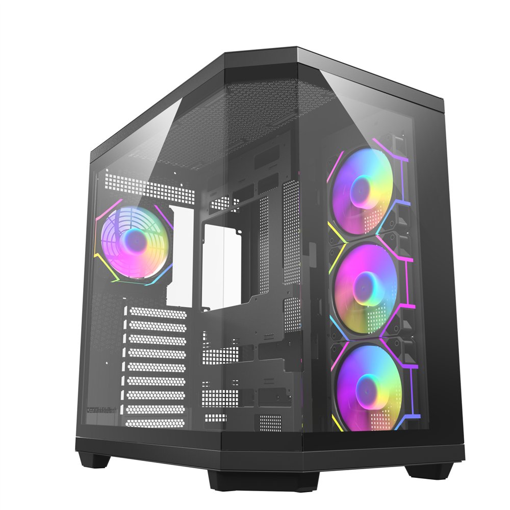 darkflash dc-dqx80-b-es1 carcasa de ordenador full tower