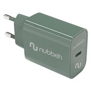 cargador de pared nubbeh bhoot usb-c power delivery 3.0 25w verde
