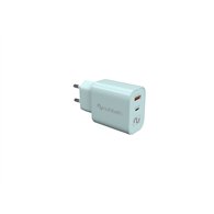 cargador de pared nubbeh bhoot 30w dual usb-a y usb-c verde