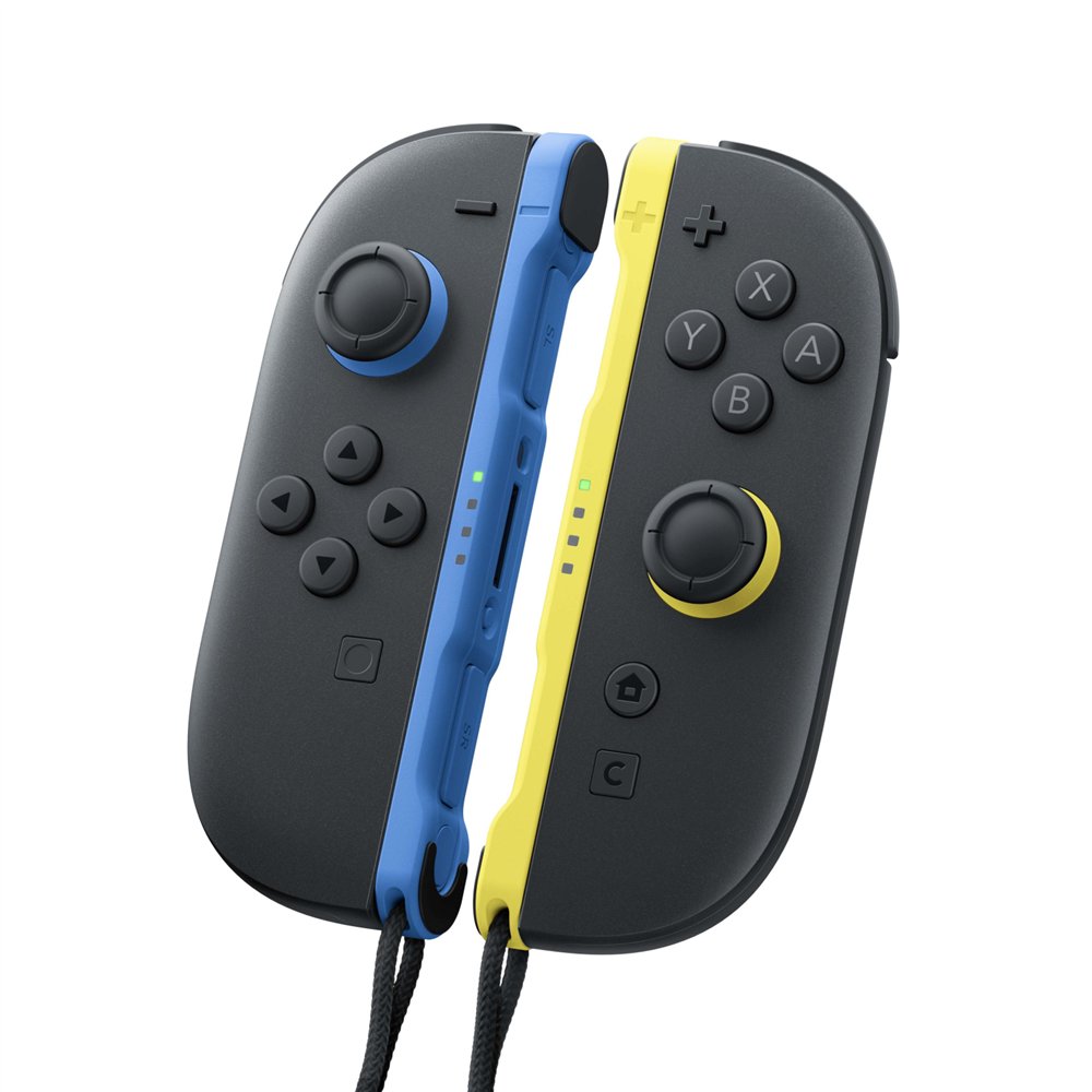 nintendo joy-con 2 negro, azul, amarillo bluetooth gamepad analógico/digital nintendo switch 2