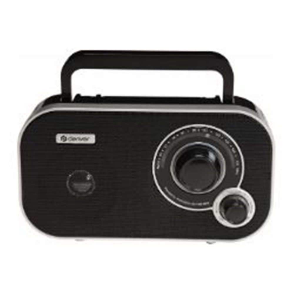 radio fm denver vintage analógica negra (tr-51b black)
