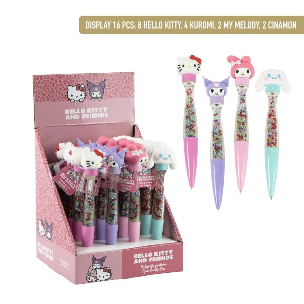boligrafo giratorio hello kitty surtido