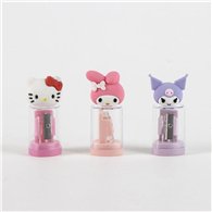 sacapuntas contenedor hello kitty and friends surtido