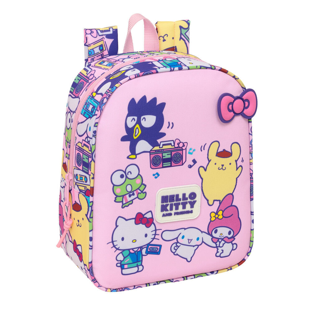 mochila hello kitty & friends 27cm adaptable