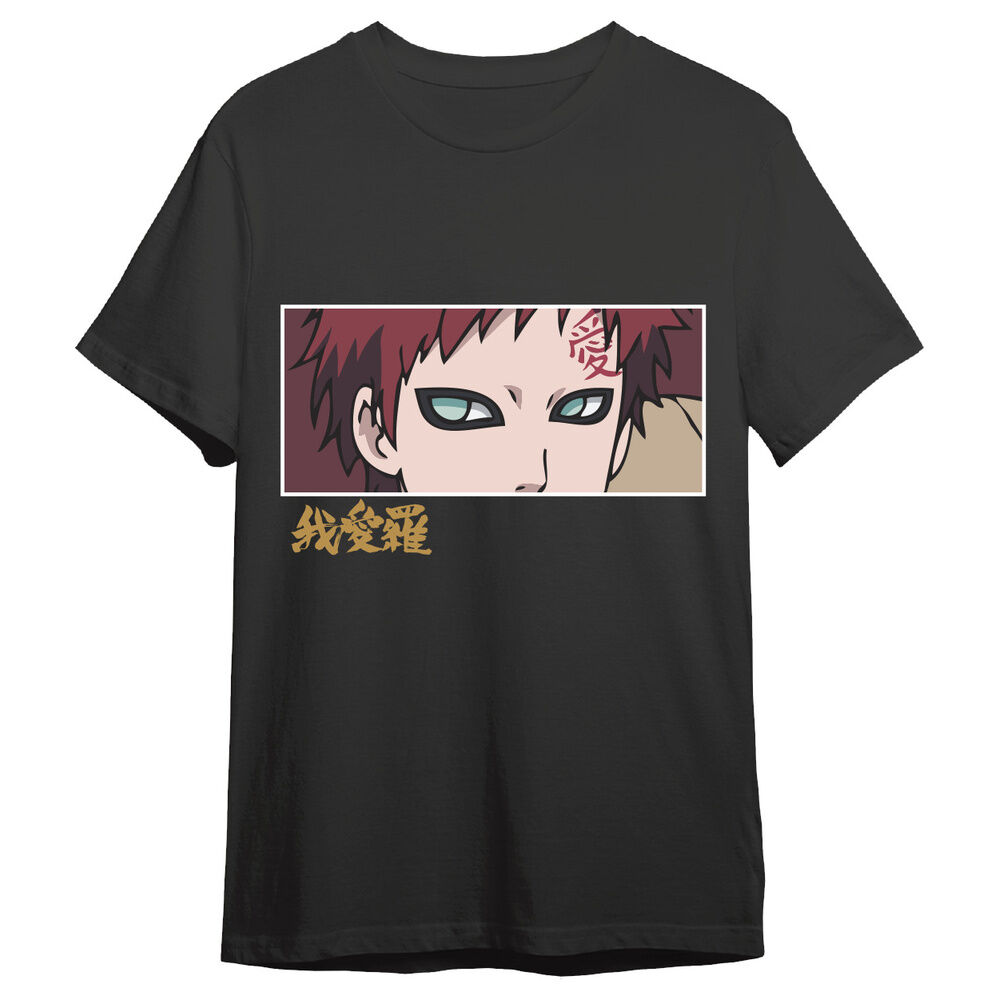 camiseta gaara eyes naruto shippuden adulto