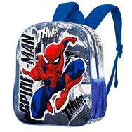 mochila 3d jumping spiderman marvel 31cm