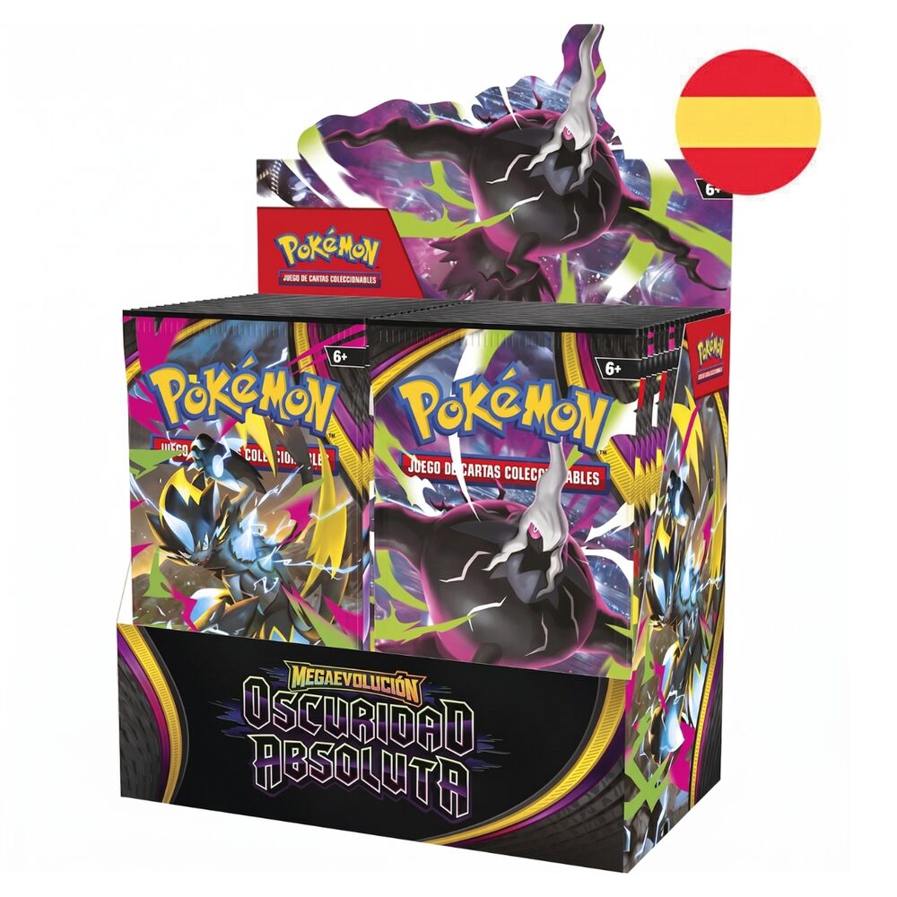 sobre cartas expansion megaevolucion oscuridad absoluta julio 2026 pokemon español surtido
