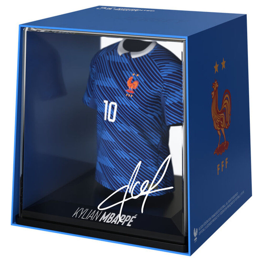 figura mini camiseta kylian mbappe world cup france