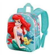mochila 3d ariel la sirenita disney 30cm