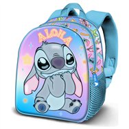 mochila 3d aloha stitch disney 31cm
