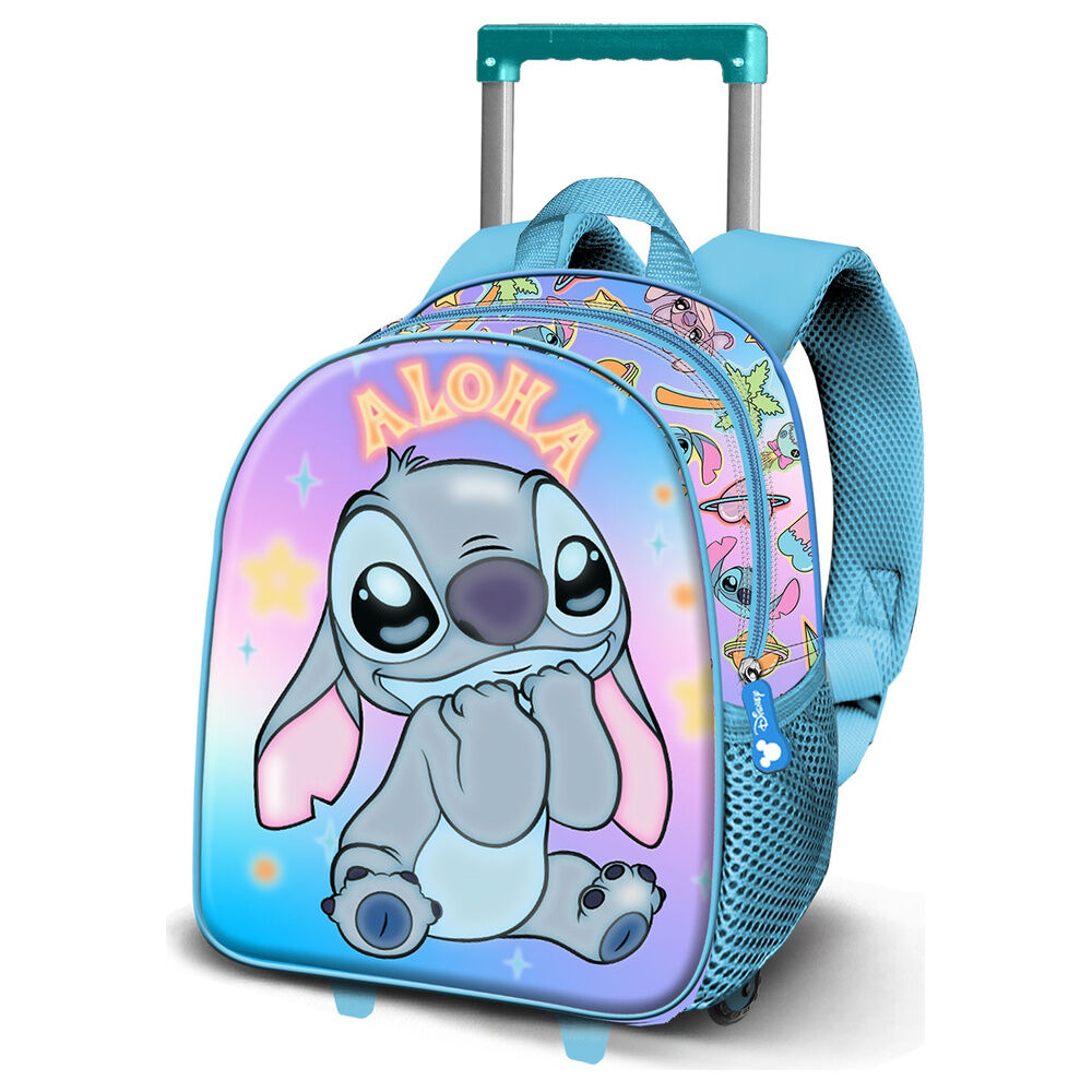 trolley 3d aloha stitch disney 31cm