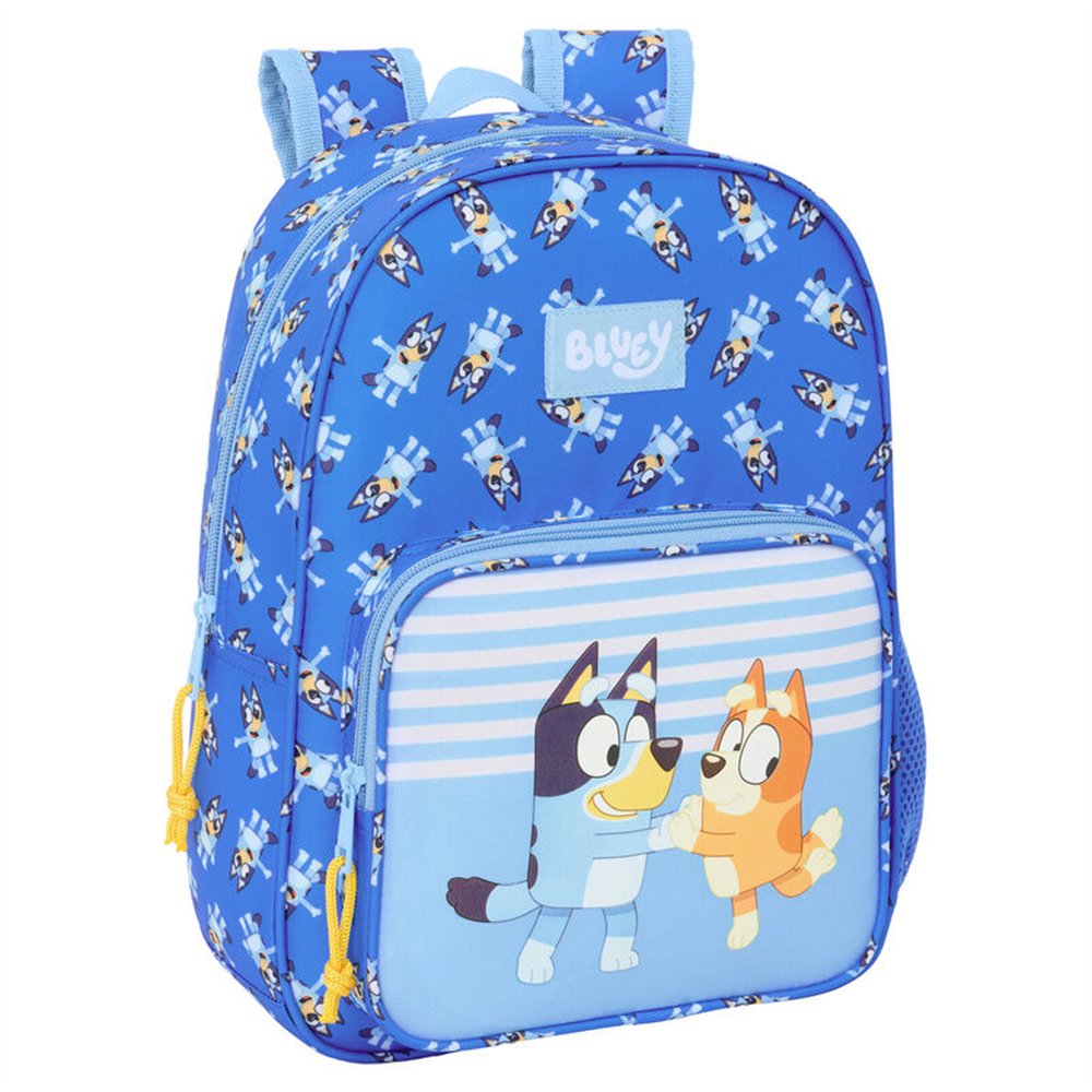 mochila lets play bluey 34cm adaptable