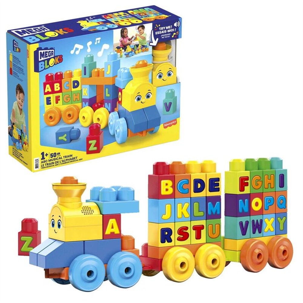 tren musical abc mega bloks 50pzs