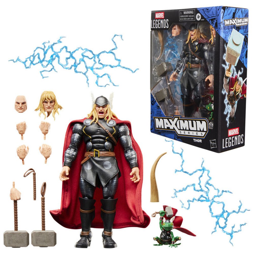 figura thor marvel legends maximum series 15cm