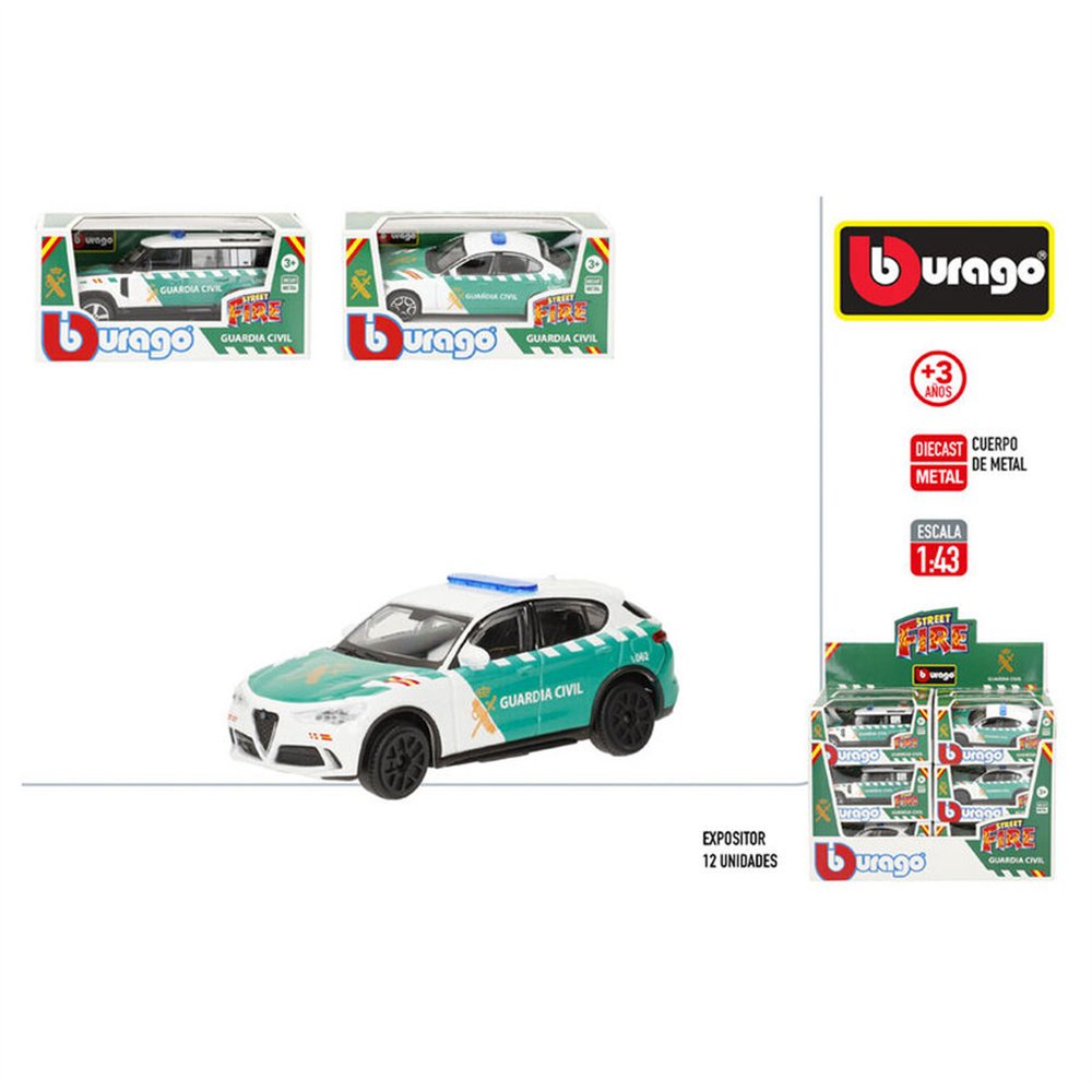 coche guardia civil street fire metal surtido