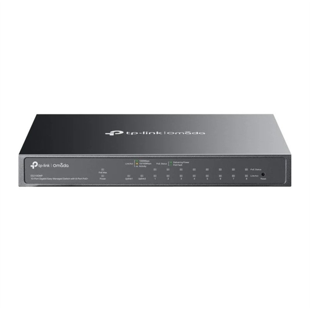 switch tp-link gigabit 10 puertos 1xsfp semigestionable poe+