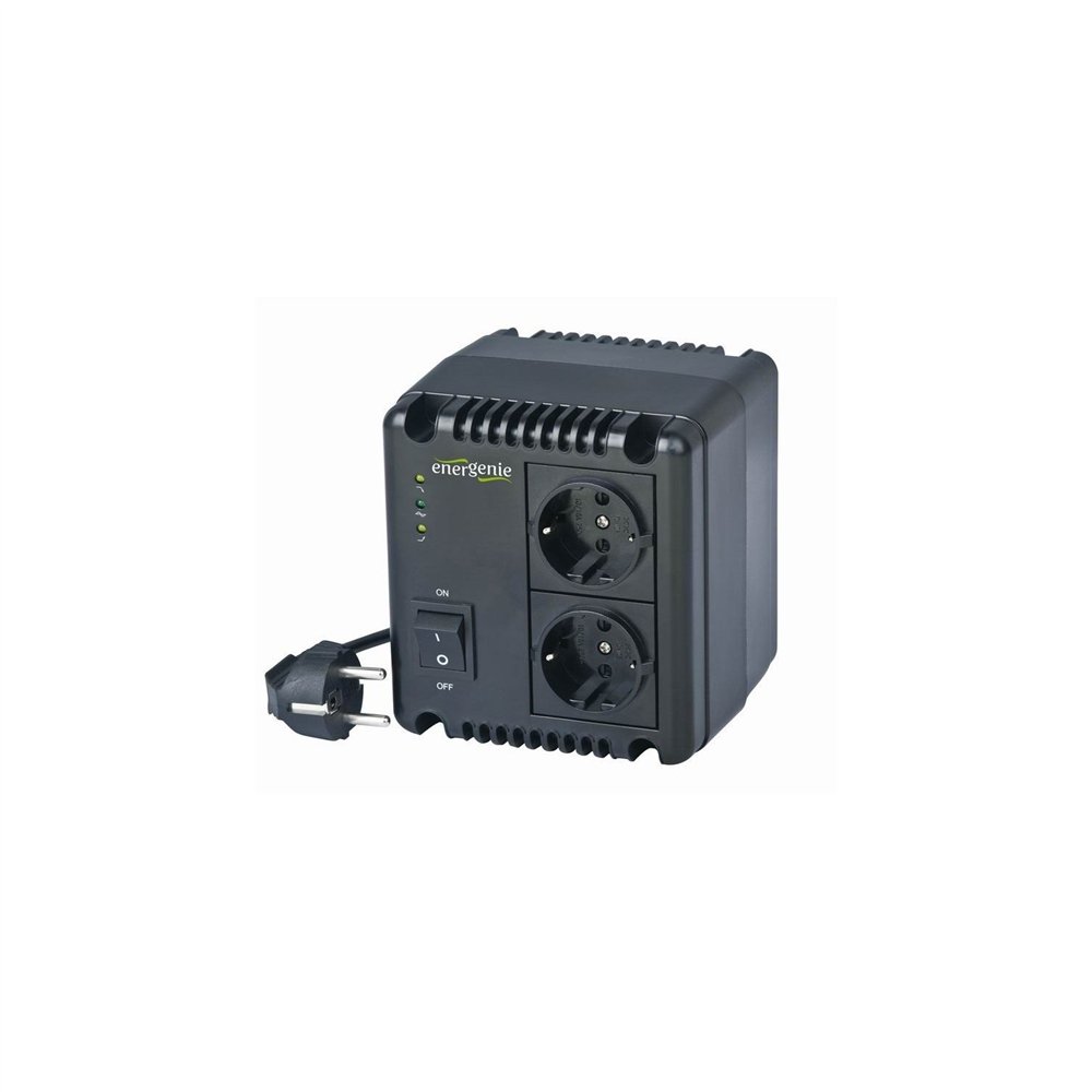 energenie eg-avr-1001 regulador de voltaje 2 salidas ac 140 - 270 v negro