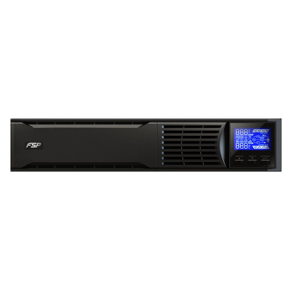 fsp champ rack 2k sistema de alimentación ininterrumpida (ups) doble conversión (en línea) 2 kva 1800 w 3 salidas ac