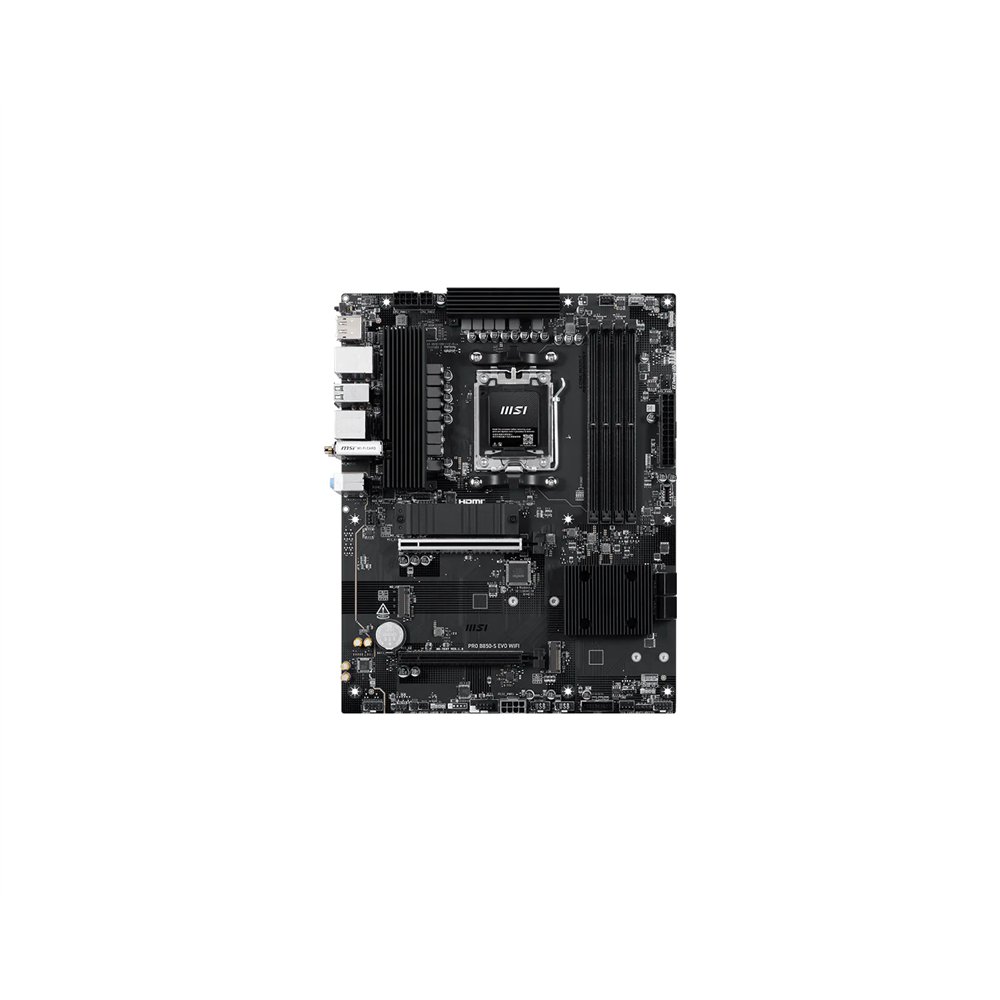 msi pro b850-s evo wifi placa base amd b850 zócalo am5 atx