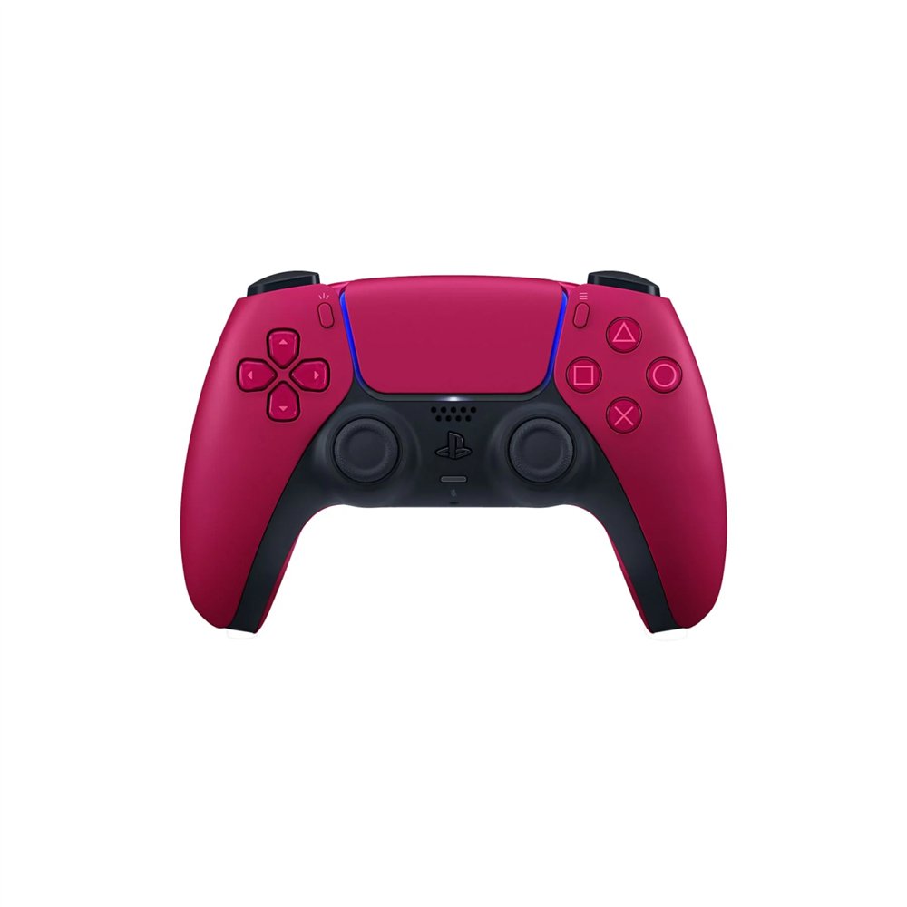 sony dualsense para playstation 5 bluetooth retroalimentación háptica cosmic red gamepad