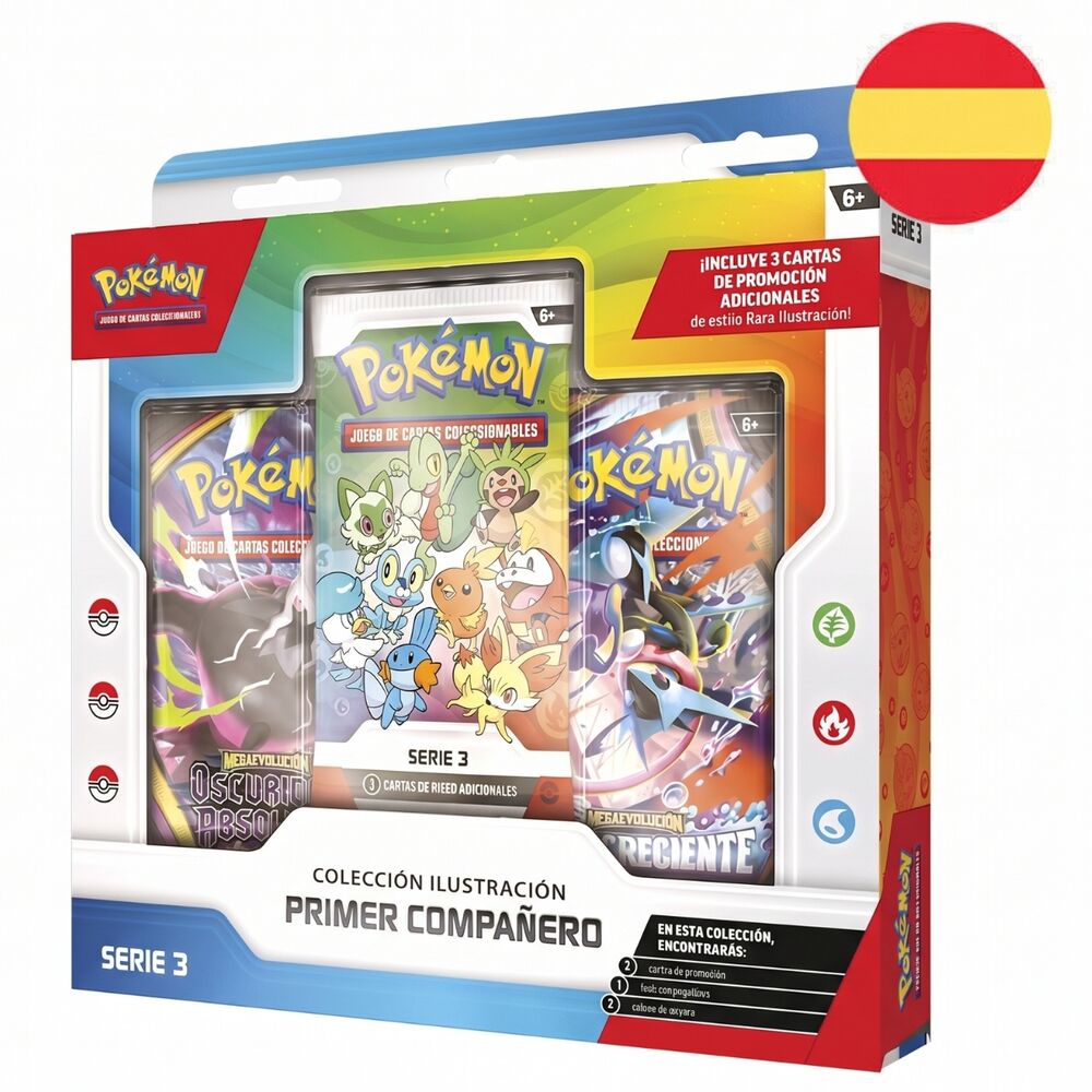 juego cartas primer compañero pokemon iii español