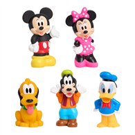 set 5 figuras baño mickey and friends disney
