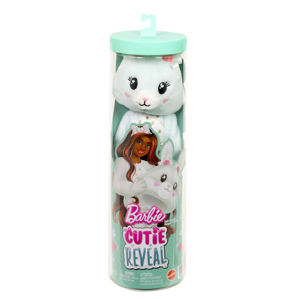 muñeca conejito menta cutie reveal lazos dulces barbie