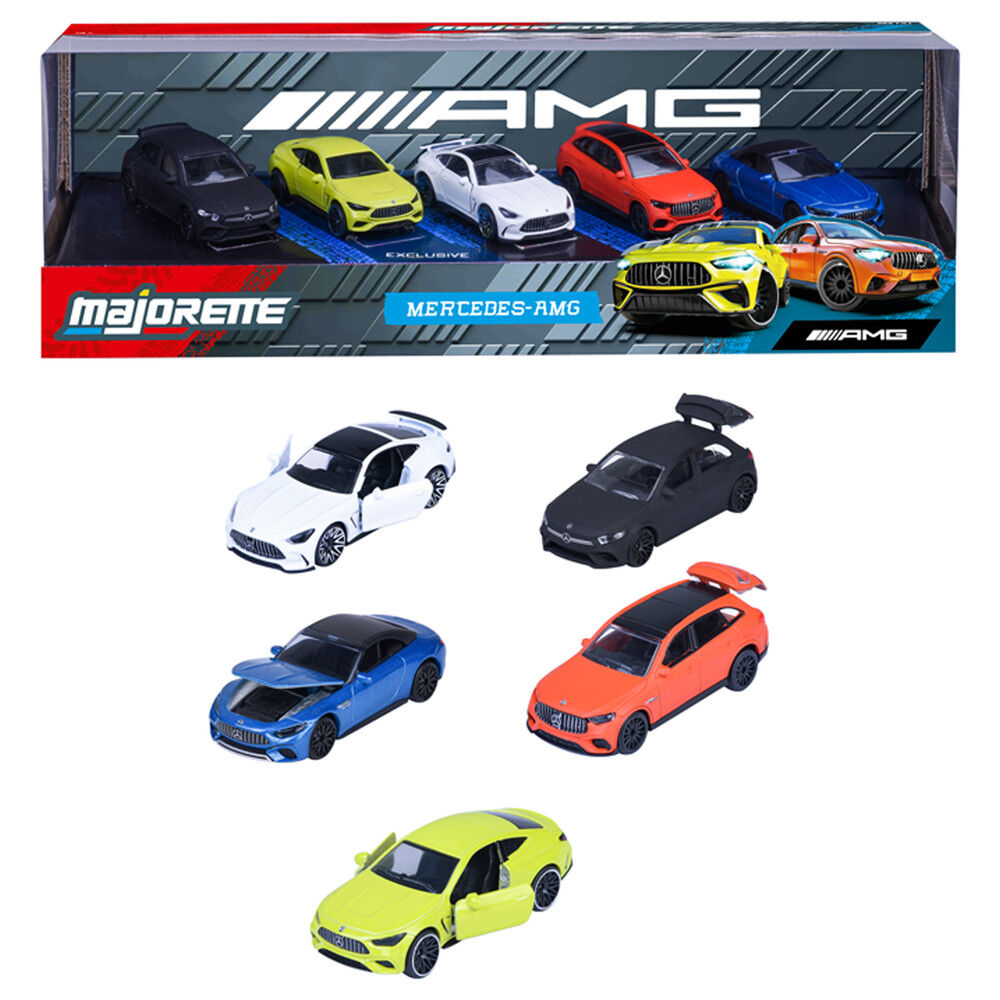 set 5 coches mercedes amg
