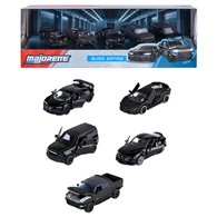 set 5 coches negros