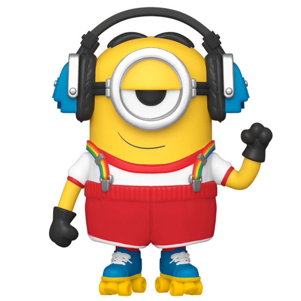 figura pop minions 2 roller skating stuart